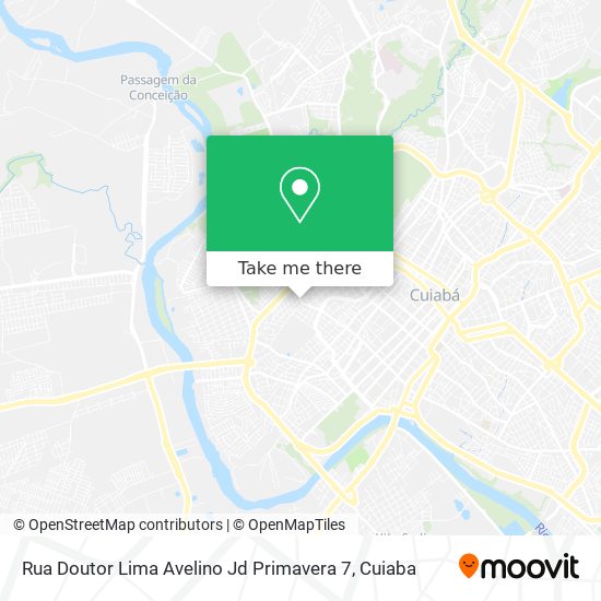 Rua Doutor Lima Avelino Jd Primavera 7 map
