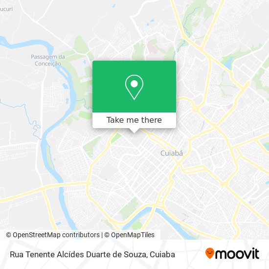 Rua Tenente Alcídes Duarte de Souza map