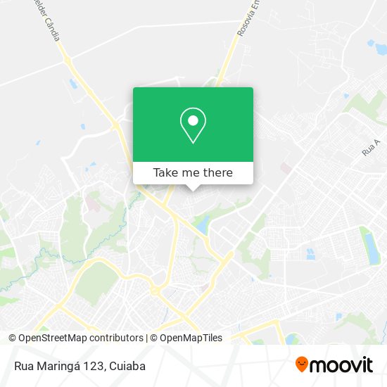 Mapa Rua Maringá 123