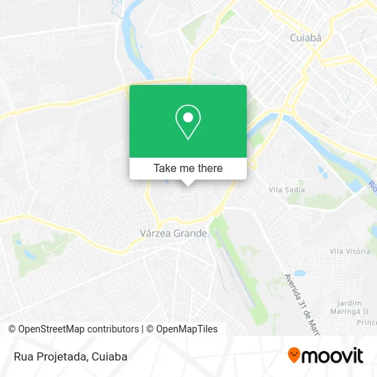 Rua Projetada map