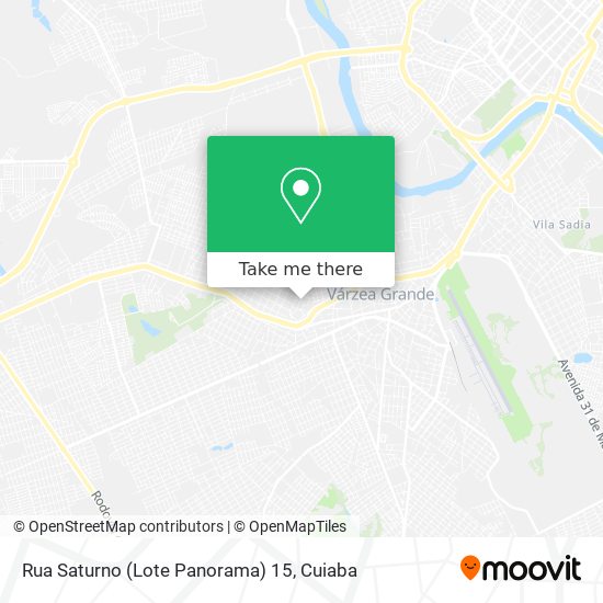 Rua Saturno (Lote Panorama) 15 map
