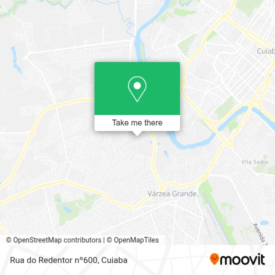 Rua do Redentor nº600 map