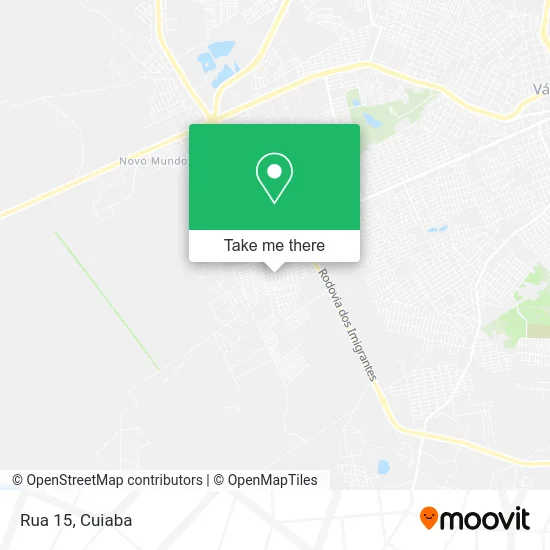 Rua 15 map