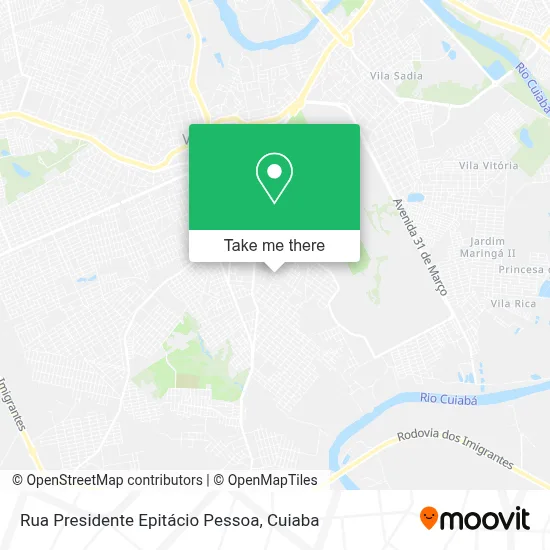 Rua Presidente Epitácio Pessoa map