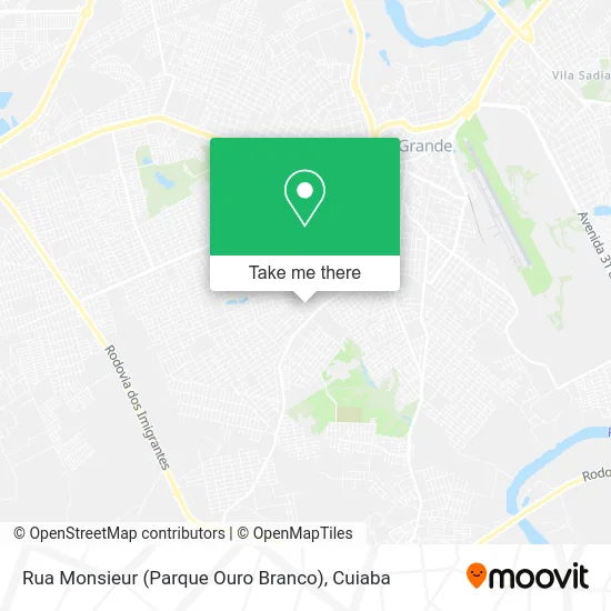 Rua Monsieur (Parque Ouro Branco) map