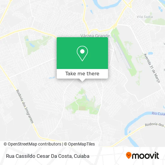 Rua Cassildo Cesar Da Costa map