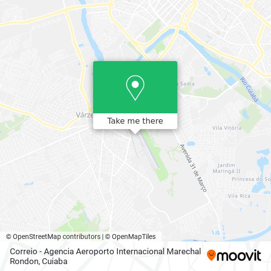 Correio - Agencia Aeroporto Internacional Marechal Rondon map