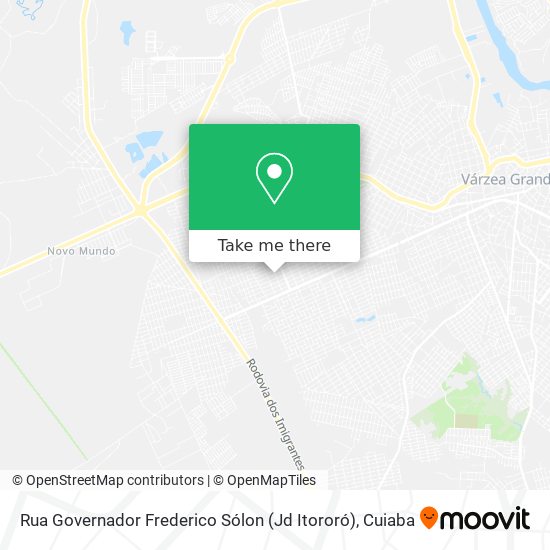 Rua Governador Frederico Sólon (Jd Itororó) map