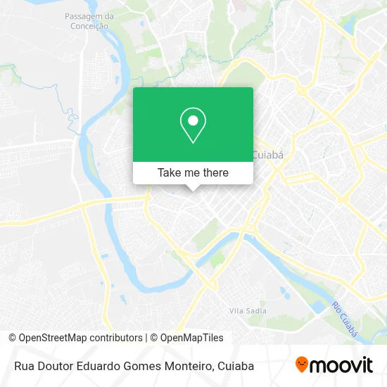 Rua Doutor Eduardo Gomes Monteiro map