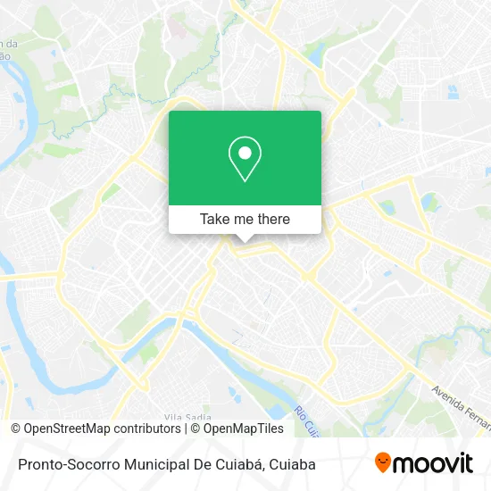Pronto-Socorro Municipal De Cuiabá map