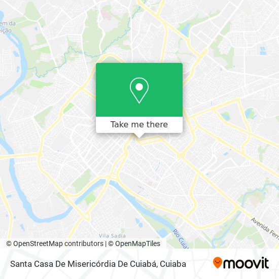 Santa Casa De Misericórdia De Cuiabá map