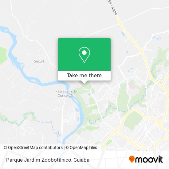 Parque Jardim Zoobotânico map