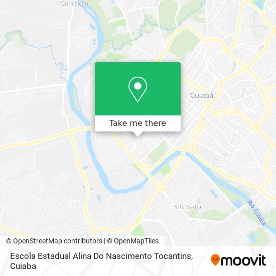 Escola Estadual Alina Do Nascimento Tocantins map