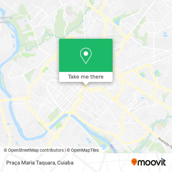 Mapa Praça Maria Taquara