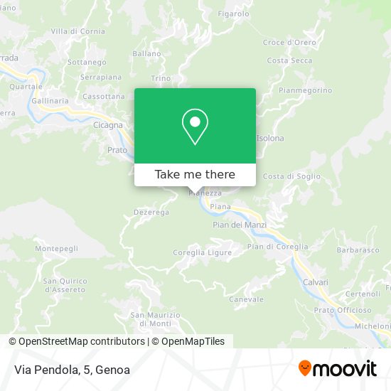 Via Pendola, 5 map