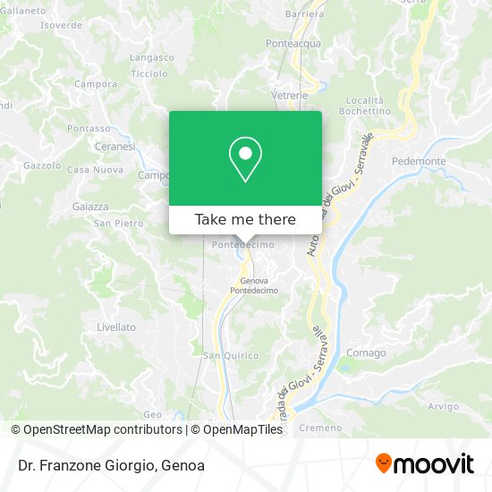 Dr. Franzone Giorgio map