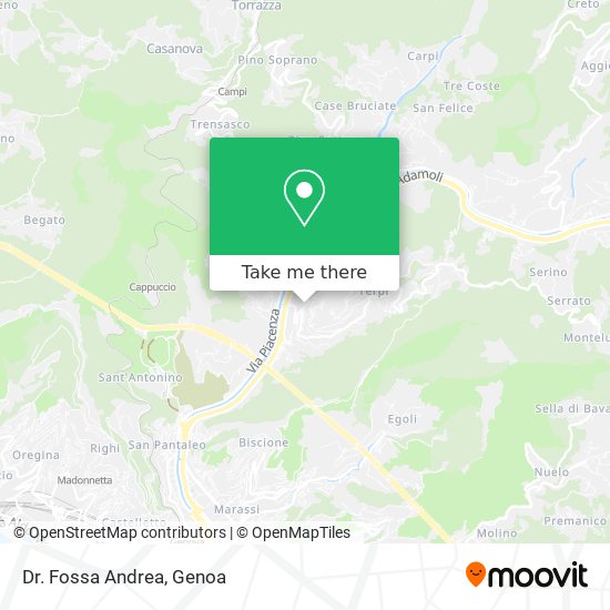 Dr. Fossa Andrea map