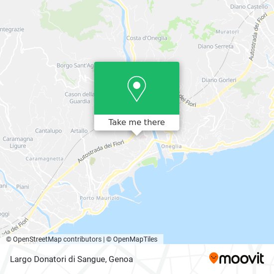 Largo Donatori di Sangue map