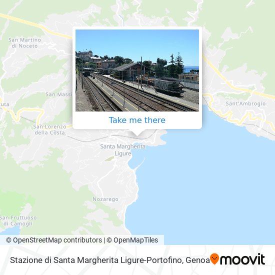 Stazione di Santa Margherita Ligure-Portofino map