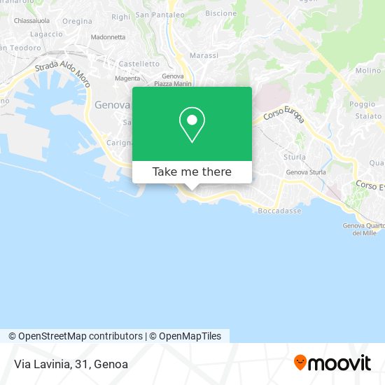 Via Lavinia, 31 map