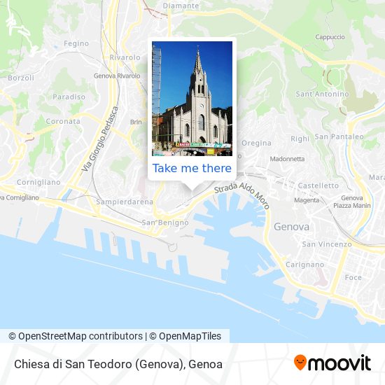 Chiesa di San Teodoro (Genova) map