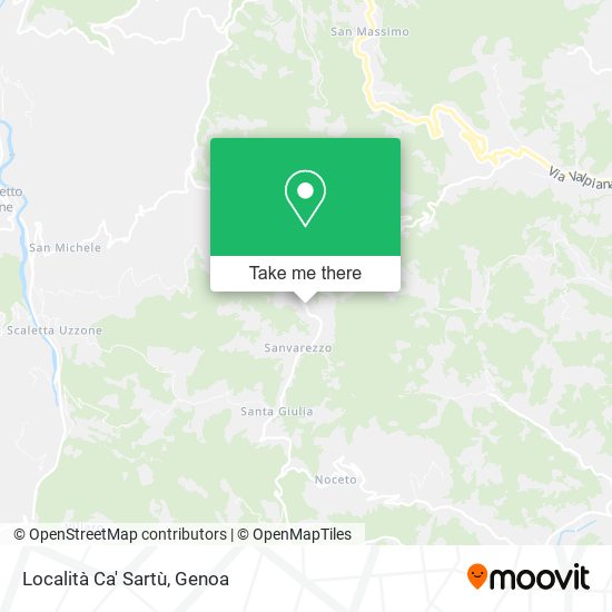 Località Ca' Sartù map
