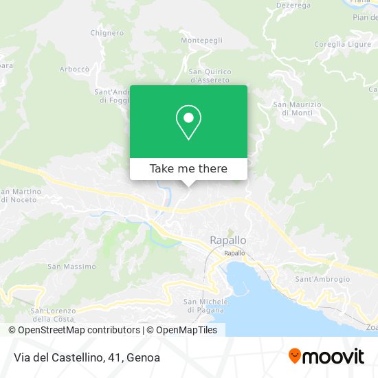 Via del Castellino, 41 map