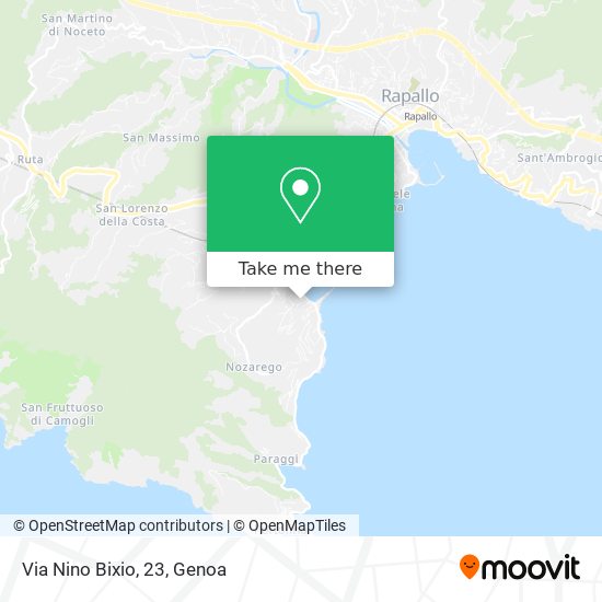 Via Nino Bixio, 23 map