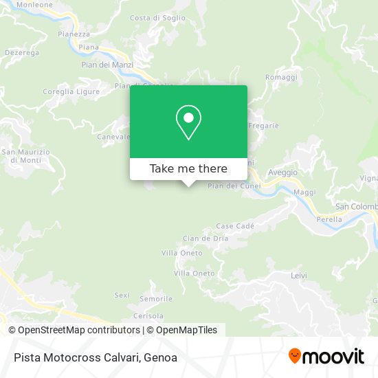 Pista Motocross Calvari map