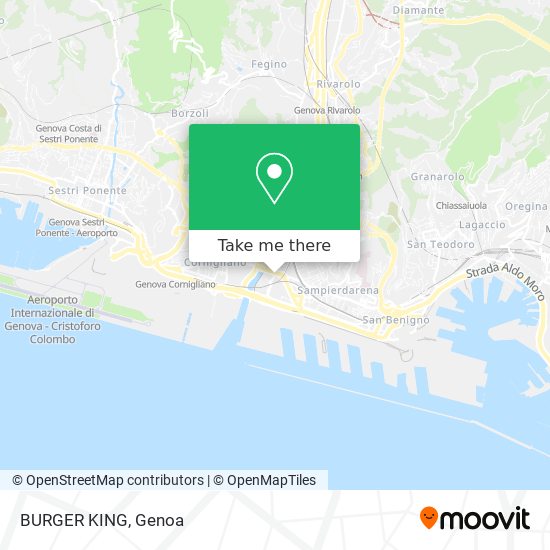 BURGER KING map