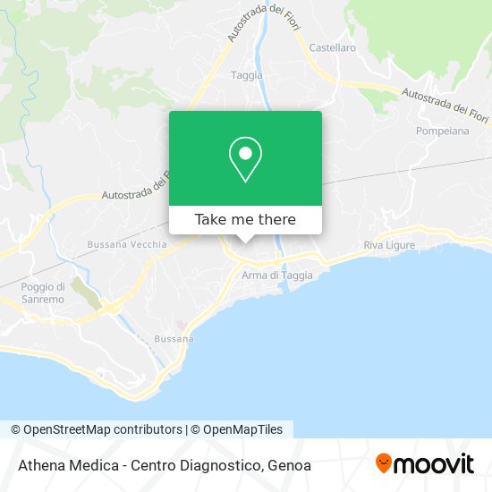Athena Medica - Centro Diagnostico map