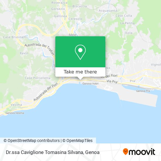 Dr.ssa Caviglione Tomasina Silvana map