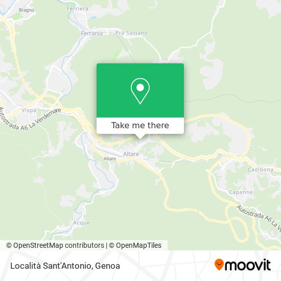 Località Sant'Antonio map