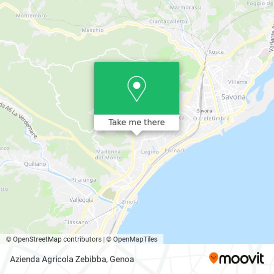 Azienda Agricola Zebibba map