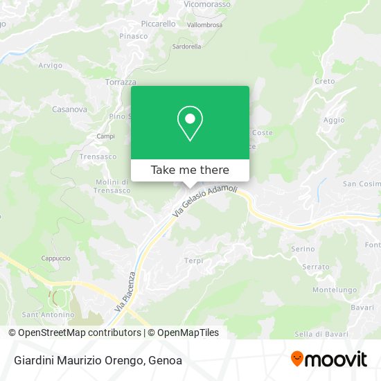 Giardini Maurizio Orengo map