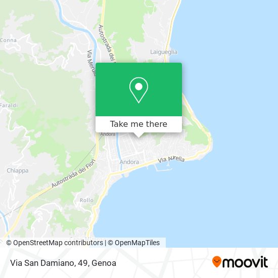 Via San Damiano, 49 map