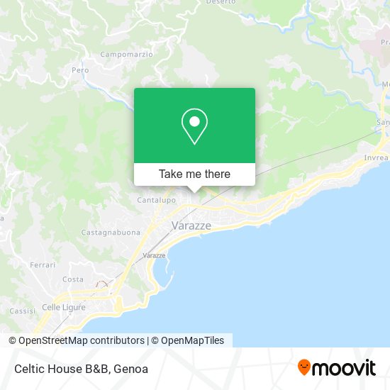 Celtic House B&B map