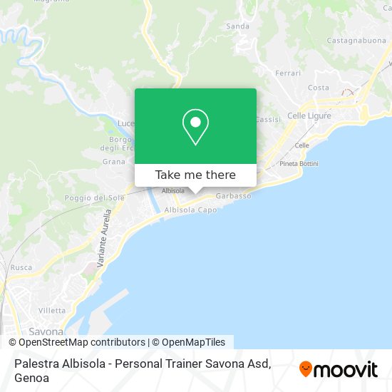 Palestra Albisola - Personal Trainer Savona Asd map