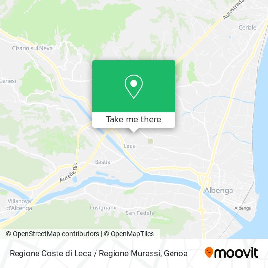 Regione Coste di Leca / Regione Murassi map