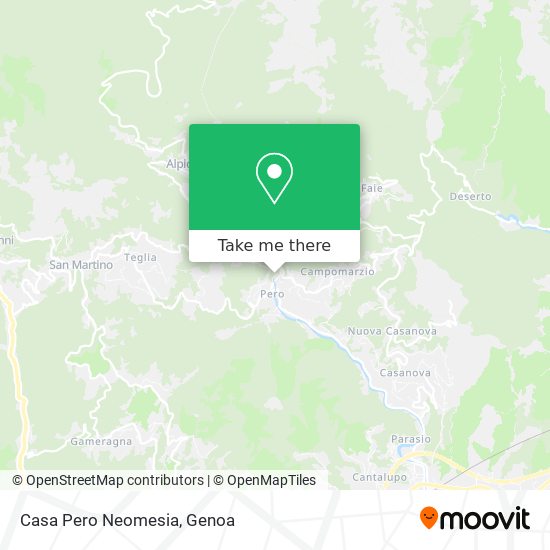 Casa Pero Neomesia map