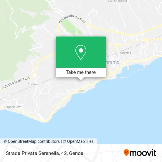 Strada Privata Serenella, 42 map