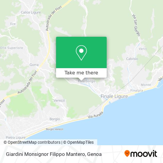 Giardini Monsignor Filippo Mantero map