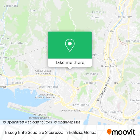 Esseg Ente Scuola e Sicurezza in Edilizia map