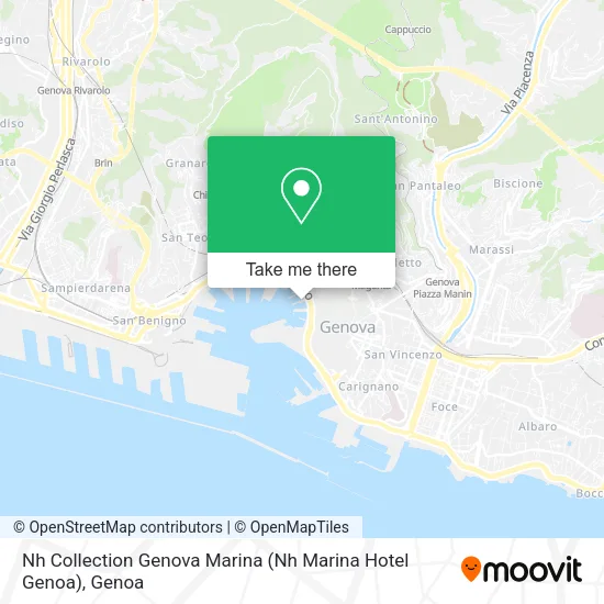 Nh Collection Genova Marina (Nh Marina Hotel Genoa) map