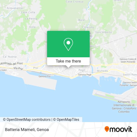 Batteria Mameli map