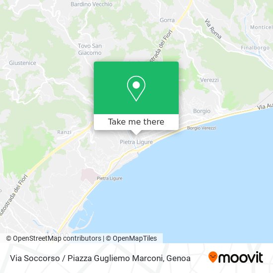 Via Soccorso / Piazza Gugliemo Marconi map