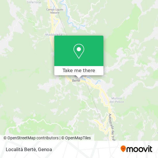 Località Bertè map