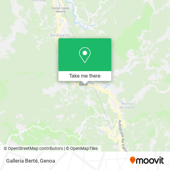 Galleria Berté map
