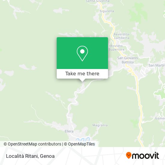 Località Ritani map