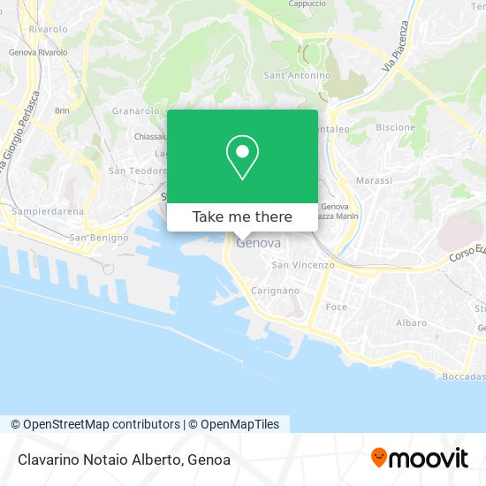 Clavarino Notaio Alberto map